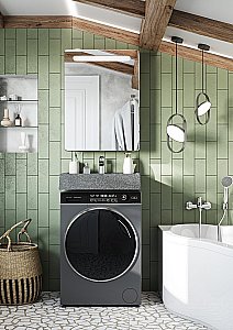 Раковина на стиральную машину Акватон Рейн 60 1A72103KRW210 графит купить в интернет-магазине Sanbest