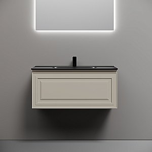 Тумба с раковиной Sancos Very 90 VR90CE бежевая матовая для ванной в интернет-магазине Sanbest