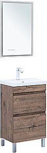 Тумба с раковиной Aquanet Нота New 50 344136+284237 дуб веллингтон табак для ванной в интернет-магазине Sanbest
