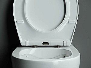 Унитаз подвесной Ceramica Nova PEARL CN8001 безободковый, с крышкой микролифт купить в интернет-магазине Sanbest