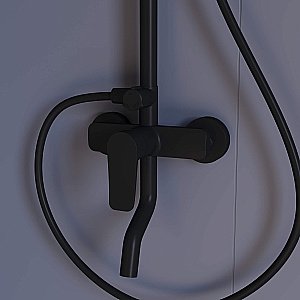 Душевая система RGW Shower Panels SP-25-B Черный купить в интернет-магазине сантехники Sanbest