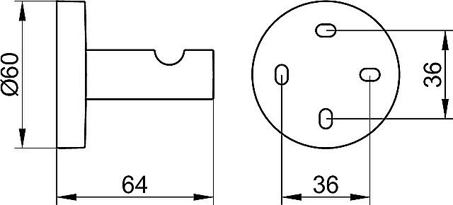 Крючок KEUCO EDITION 90 19014010000 хром купить в интернет-магазине сантехники Sanbest