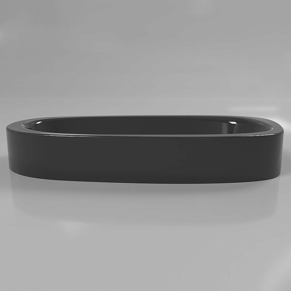 Раковина накладная WhiteCross Moonstone E 70 0731.070035.101 черная купить в интернет-магазине Sanbest