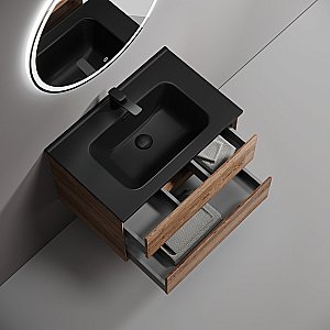 Тумба с раковиной Sancos Marmi 2.0 70 MR2.070ECH дуб чарльстон для ванной в интернет-магазине Sanbest