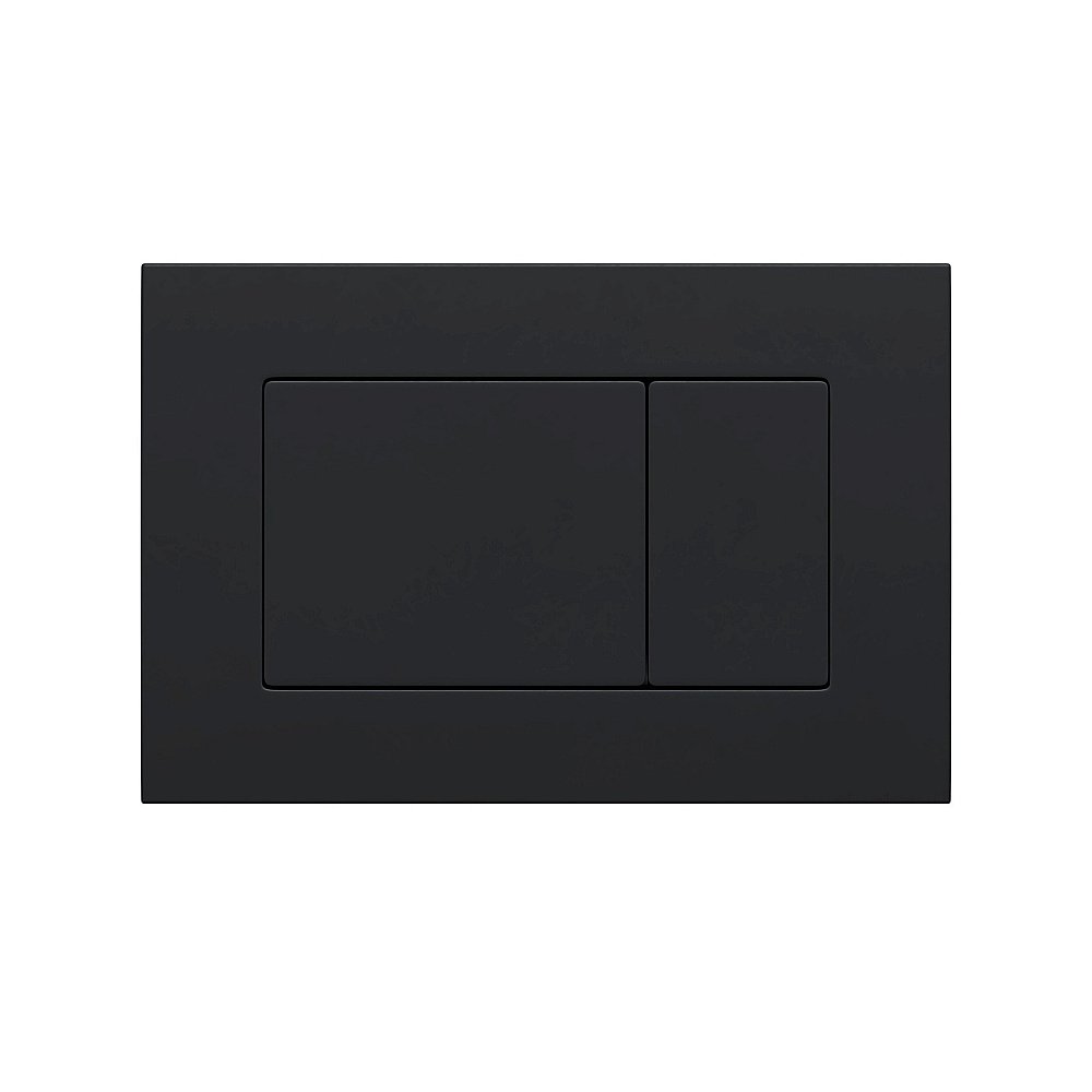 Кнопка для инсталляции BERGES ATOM 049225 черная SoftTouch купить в интернет-магазине сантехники Sanbest