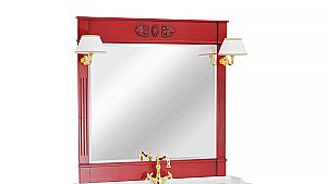 Зеркало Migliore Kantri 26741 112х110 Bordo Patinato в ванную от интернет-магазине сантехники Sanbest