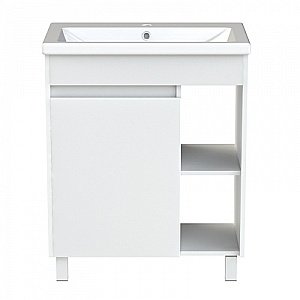 Тумба с раковиной Orange TOPLINE-Line TLIB60+RA белая для ванной в интернет-магазине Sanbest