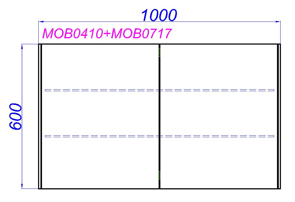 Зеркальный шкаф Aqwella Mobi 100 белый купить в интернет-магазине сантехники Sanbest