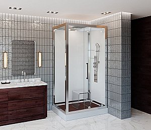 Душевая кабина DTO Серия Z Z120 KERAVA 120x90 купить в интернет-магазине Sanbest