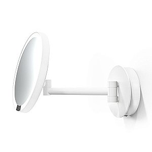 Косметическое зеркало DECOR WALTHER Round Just Look WR 21.5 белый матовый купить в интернет-магазине сантехники Sanbest