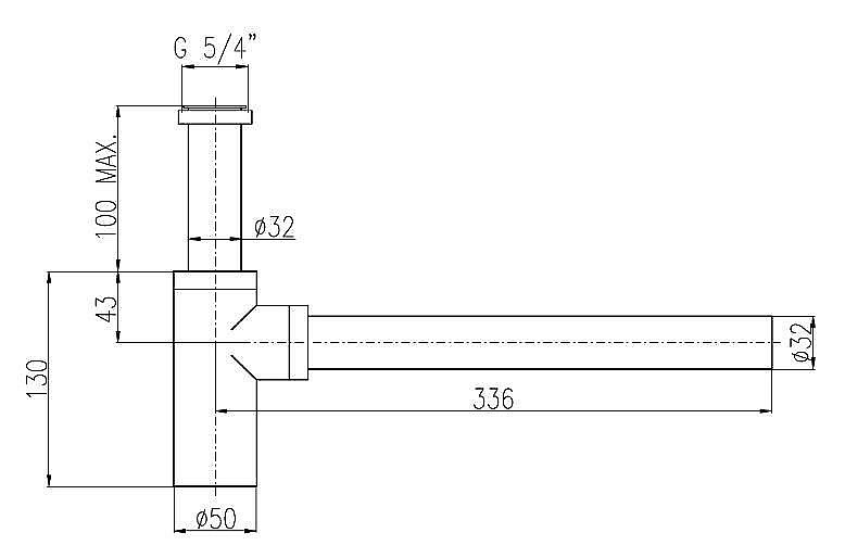 Сифон для раковины Rav-Slezak MD0232B белый купить в интернет-магазине сантехники Sanbest