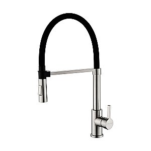 Смеситель для кухни Paulmark Halt Ha214021-BS брашированная сталь купить в интернет-магазине сантехники Sanbest