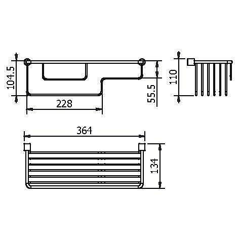 Мыльница Langberger Accessories 10560A купить в интернет-магазине сантехники Sanbest