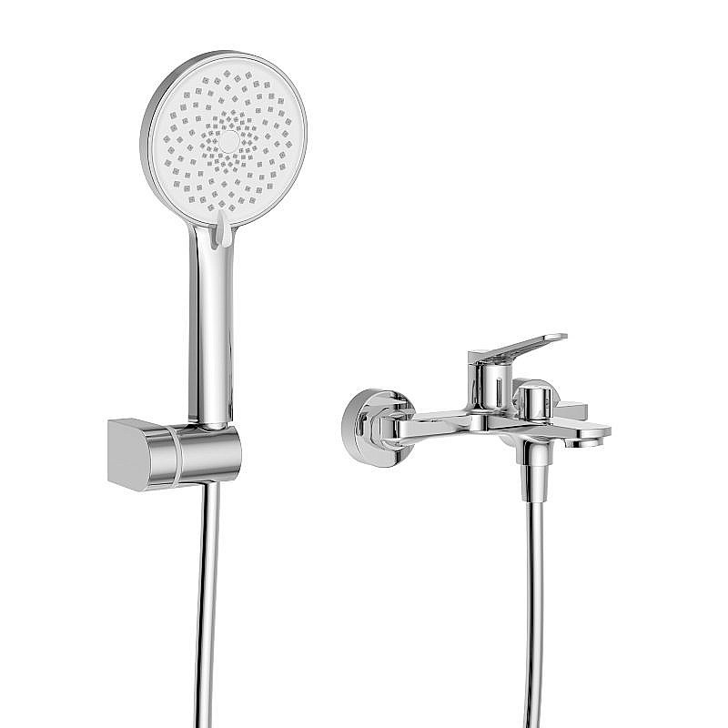 Смеситель для ванны и душа BelBagno UNIQUE-VASM-CRM хром купить в интернет-магазине сантехники Sanbest