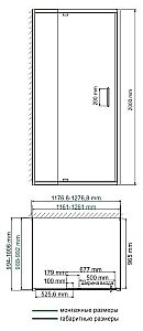 Душевой уголок WasserKRAFT Berkel 48P26 120x100 купить в интернет-магазине Sanbest