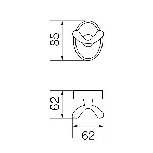 Крючок Veragio Bonjour VR.BNR-7832.CR купить в интернет-магазине сантехники Sanbest