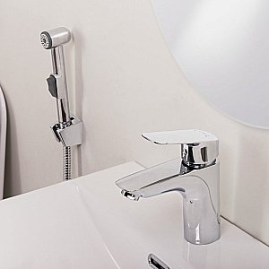 Смеситель для раковины BelBagno DUE-LVM/HGN-CRM-W0 хром купить в интернет-магазине сантехники Sanbest