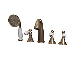 Смеситель для ванны Радомир Ретро 1-27-4-0-0-627 бронза купить в интернет-магазине сантехники Sanbest