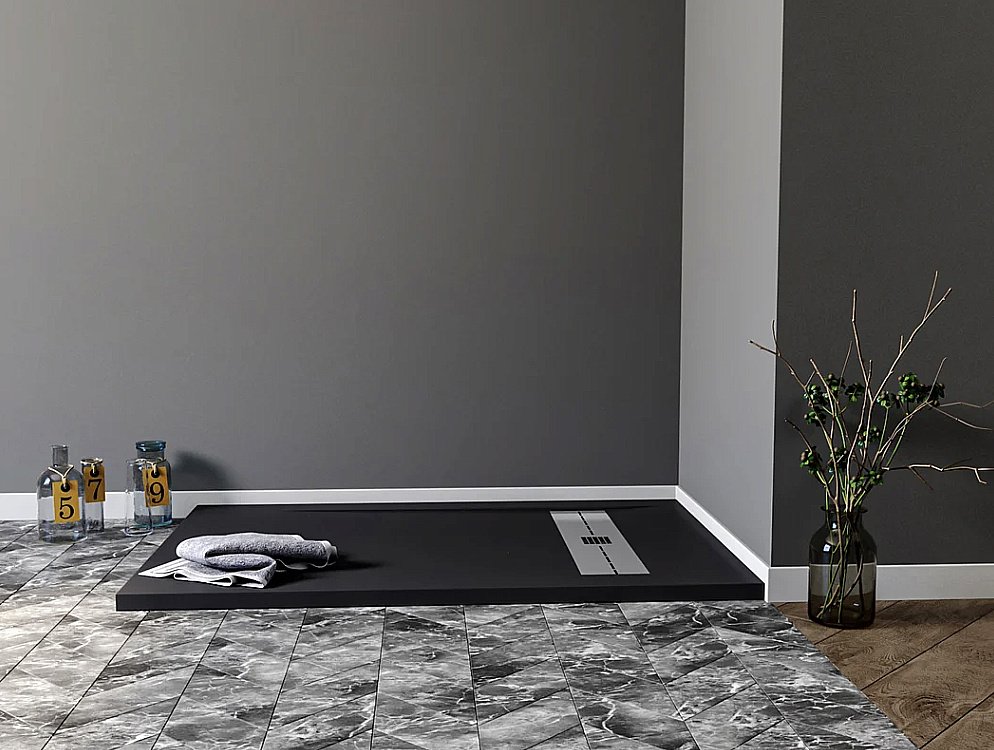 Душевой поддон Aquanet Delight 160х80 черный купить в интернет-магазине Sanbest