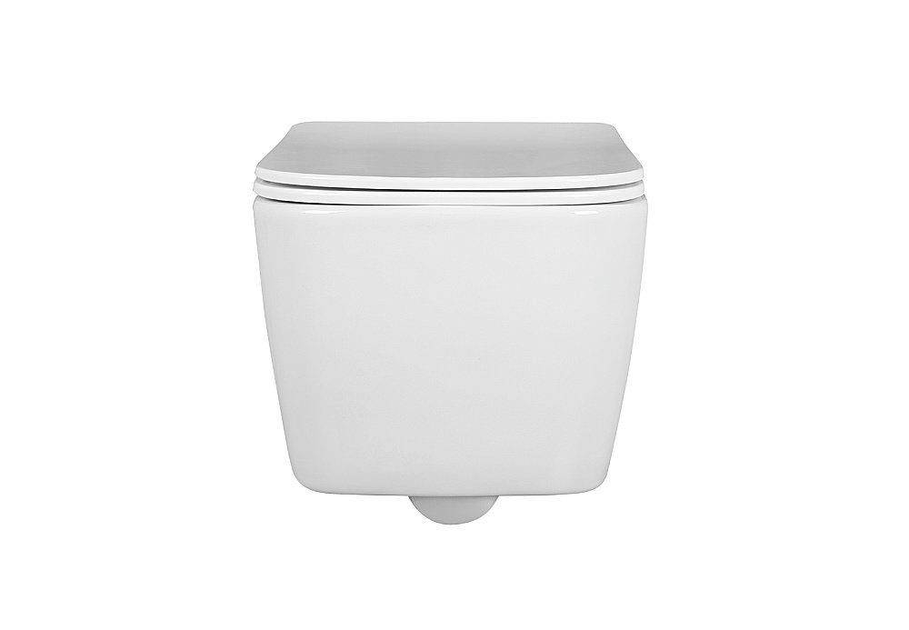 Унитаз с инсталляцией Aquatek Либра SET AQUATEK ЛИБРА N cm белый, с крышкой микролифт, безободковый купить в интернет-магазине Sanbest
