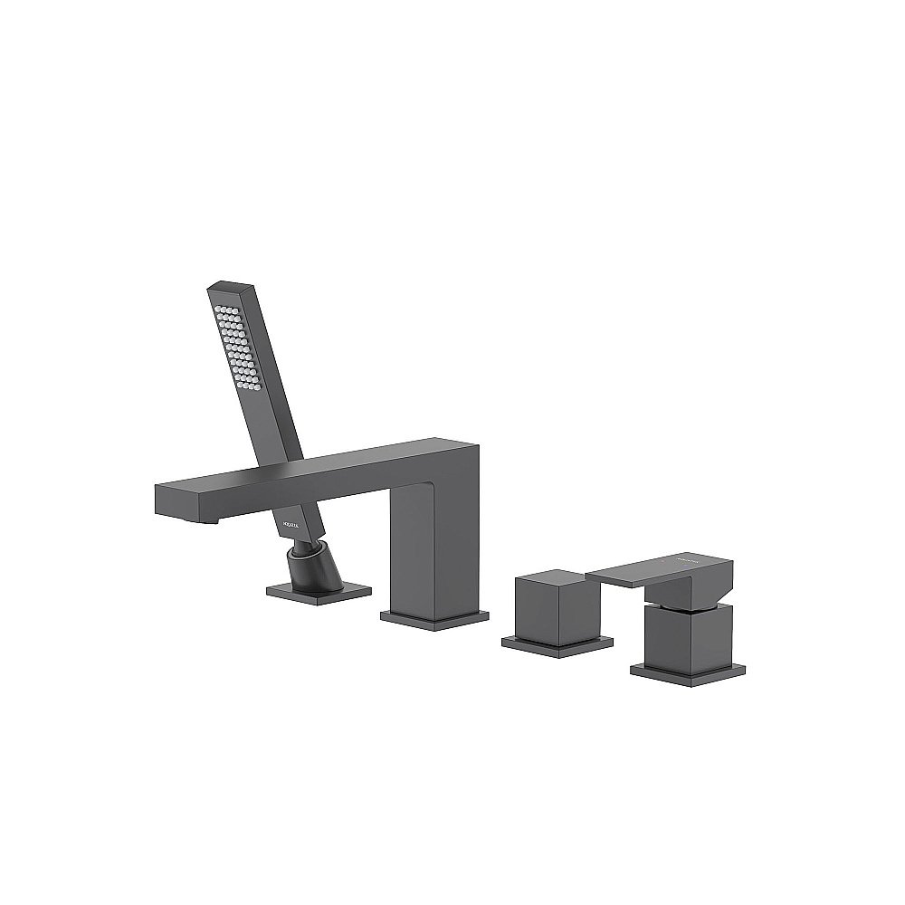 Смеситель на борт ванны Aquatek Либра AQ1648MB черный матовый купить в интернет-магазине сантехники Sanbest