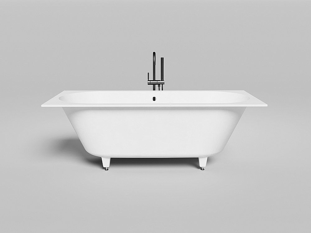 Ванна Salini Ornella AXIS S-Stone 103423MRH 170x75 белая/внутри RAL матовая купить в интернет-магазине Sanbest