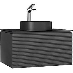 Тумба под раковину Jorno Stone 80 Stn.01.80/P/A/JR антрацит купить в интернет-магазине сантехники Sanbest