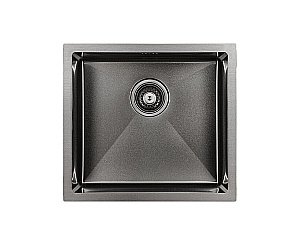 Кухонная мойка Paulmark Marx 48 PM254844-GM вороненая сталь купить в интернет-магазине сантехники Sanbest
