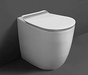 Унитаз приставной Simas Vignoni VI01 56х36,5 безободковый, белый купить в интернет-магазине Sanbest