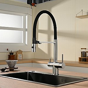 Смеситель для кухни Vincea VKF-120CH хром купить в интернет-магазине сантехники Sanbest