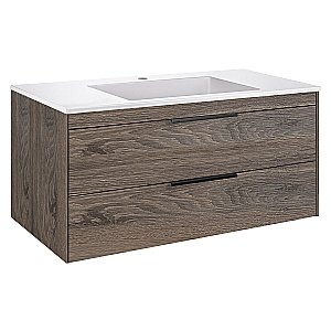 Тумба с раковиной Vincea Chiara 2D 1000 R.Oak для ванной в интернет-магазине Sanbest