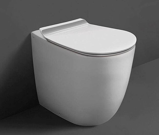 Унитаз приставной Simas Vignoni VI01 56х36,5 безободковый, белый купить в интернет-магазине Sanbest