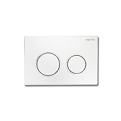 Кнопка для инсталляции Aquatek Small TDI-0000001 белая, ободок хром (клавиши круглые) для INS-0000018 купить в интернет-магазине сантехники Sanbest