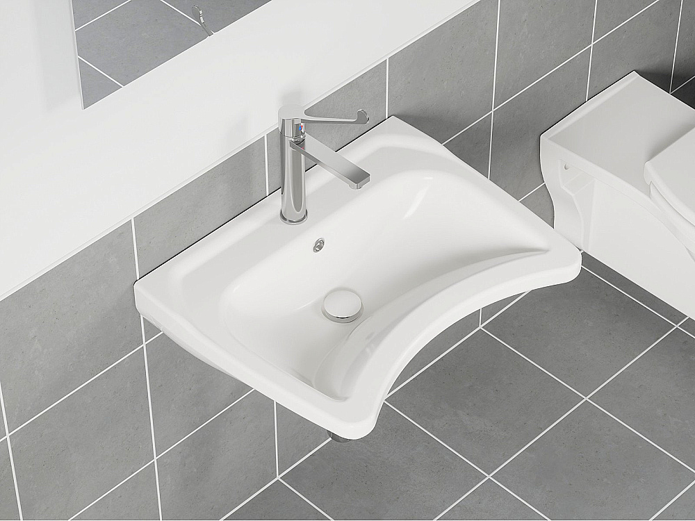 Раковина Ravak Safe 600 XJX01160006 БЕЛЫЙ купить в интернет-магазине Sanbest