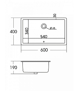 Раковина Agger ASB01600 белый глянец купить в интернет-магазине Sanbest