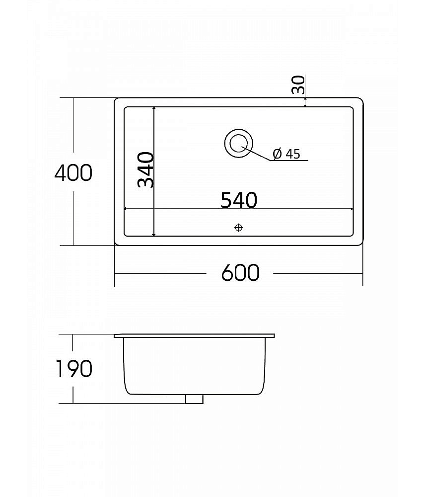 Раковина Agger ASB01600 белый глянец купить в интернет-магазине Sanbest