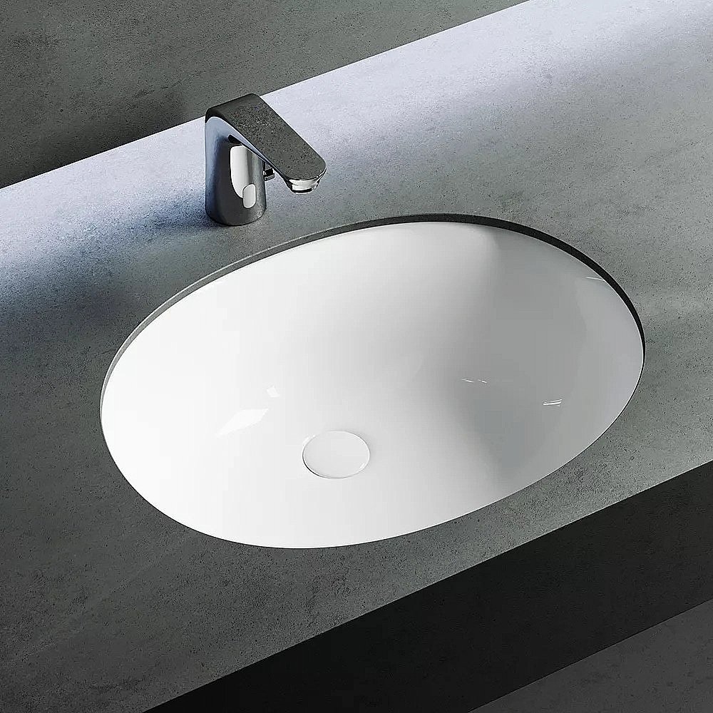 Раковина Gid Integrado 53 Yj837 71164 белая купить в интернет-магазине Sanbest