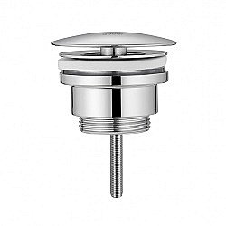 Донный клапан без перелива Abber Bequem AF0012 хром купить в интернет-магазине сантехники Sanbest