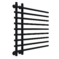 Полотенцесушитель водяной Veconi Tufo T801070B черный купить в интернет-магазине сантехники Sanbest