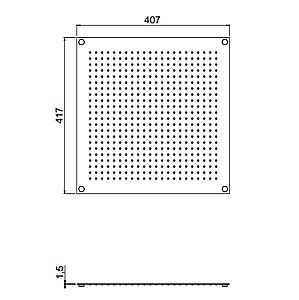 Верхний душ Carimali MyDream 23008X-CRX купить в интернет-магазине сантехники Sanbest