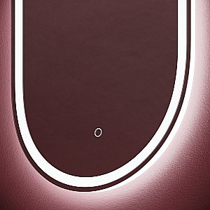 Зеркало Sancos Oval OV55F зеркальное в ванную от интернет-магазине сантехники Sanbest