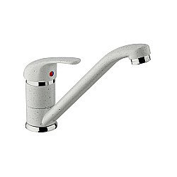 Смеситель для кухни PAINI Jolly 6990573Z1KM белый гранит купить в интернет-магазине сантехники Sanbest