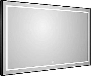 Зеркало BelBagno Kraft SPC-KRAFT-1400-800-LED-TCH-WARM-NERO черный в ванную от интернет-магазине сантехники Sanbest