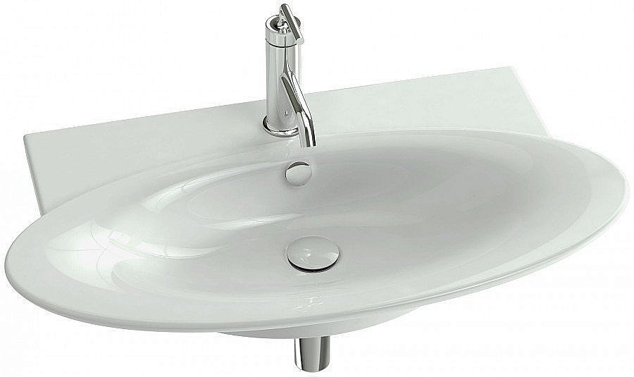 Раковина Jacob Delafon PRESQU`ILE 80 E4437-00 белая купить в интернет-магазине Sanbest