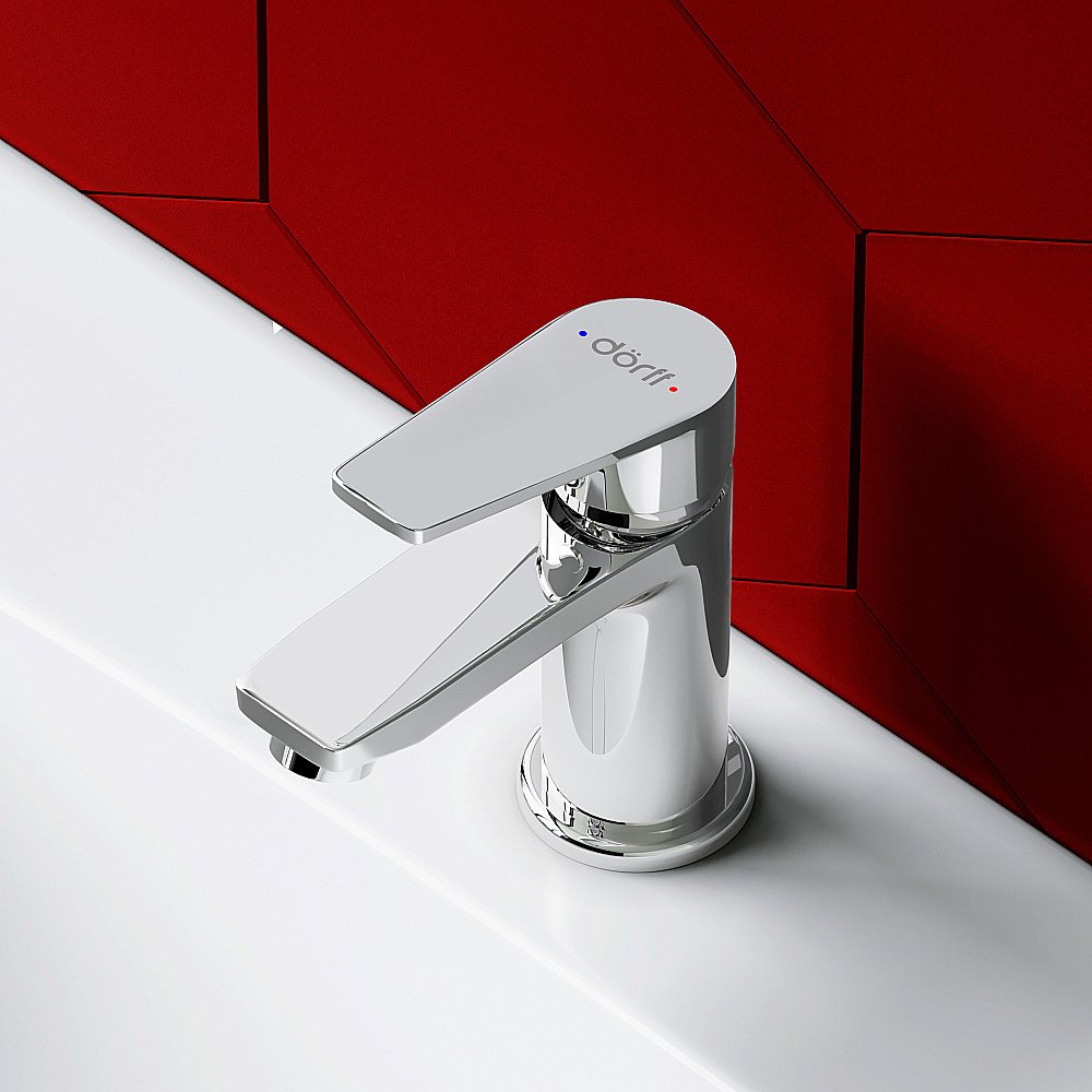 Смеситель для раковины Dorff Prime D4002100 хром купить в интернет-магазине сантехники Sanbest