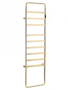 Полотенцесушитель электрический WONZON & WOGHAND DÜSSELDORF, Брашированное золото (WW-A204-BG) купить в интернет-магазине сантехники Sanbest