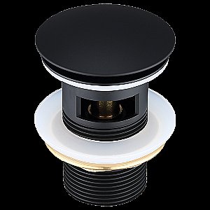 Донный клапан Elghansa WBT-122-Black черный купить в интернет-магазине сантехники Sanbest