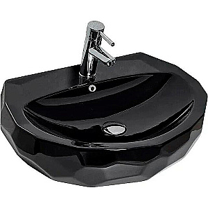 Раковина beWash Bekinger 60 87601106 черная глянцевая купить в интернет-магазине Sanbest