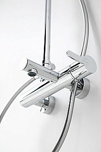 Душевая система Cezares Leaf CVDA-30-SS бронза купить в интернет-магазине сантехники Sanbest