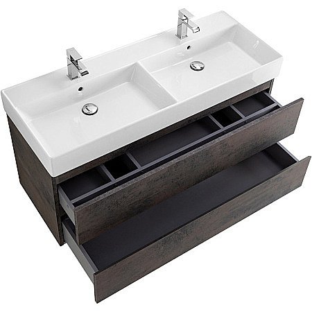 Тумба с раковиной Cezares Molveno 46 120 Ossido для ванной в интернет-магазине Sanbest